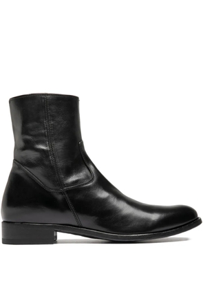 Officine Creative Paul zip leather boots - Black