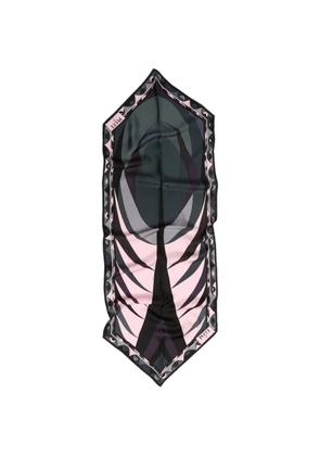 PUCCI graphic-print silk scarf - Grey