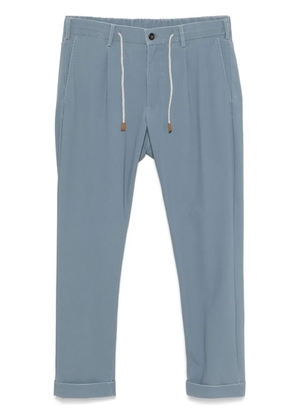 Eleventy twill tapered trousers - Blue