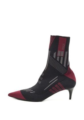 Prada Pre-Owned point-toe heeled boots - Black