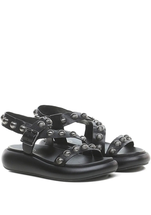 Ash stud-embellishe flat sandals - Black