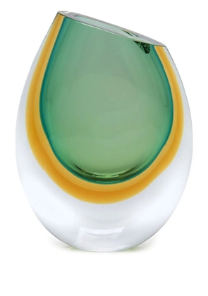 Gardeco 96 two-tone Murano glass vase - Green
