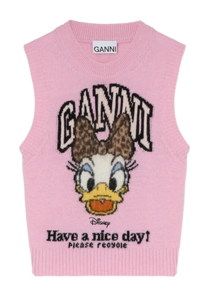 GANNI x Disney graphic vest - Pink