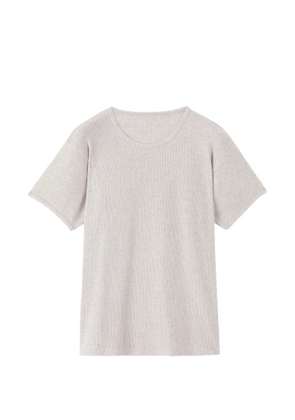 Fortela short-sleeves cotton T-shirt - Neutrals