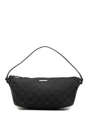 Gucci Pre-Owned 2000-2015 GG Canvas Boat shoulder bag - Black