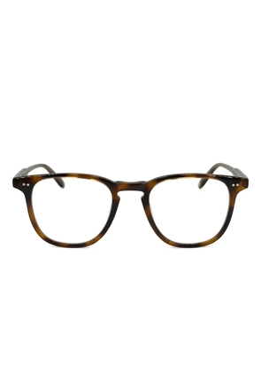 Garrett Leight square-frame glasses - Brown