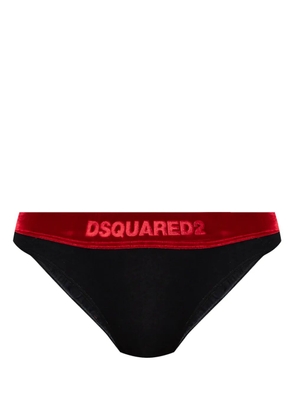 DSQUARED2 monogram-pattern briefs - Black