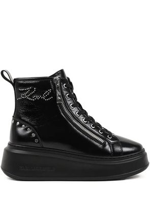 Karl Lagerfeld studded sneakers - Black