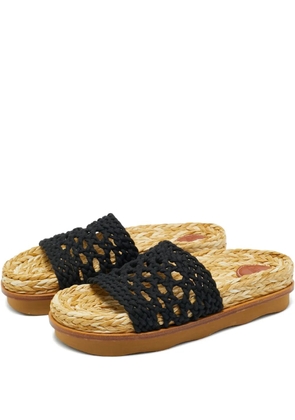 Chloé Pre-Owned crochet sandals - Neutrals