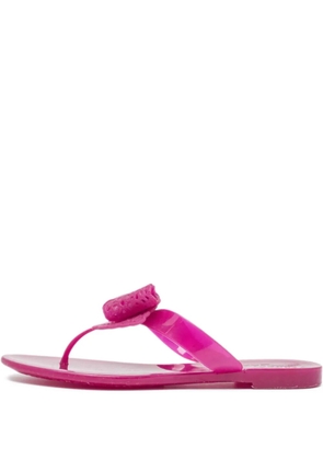 Ferragamo Pre-Owned bow-detailed sandals - Pink