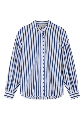 Lee Mathews Josie striped blouse - White