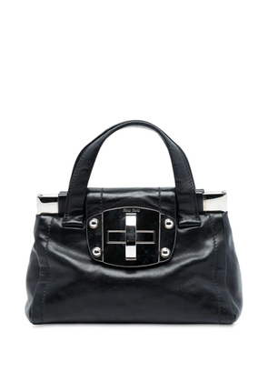 Miu Miu Pre-Owned 2010 Leather Turn Lock handbag - Black