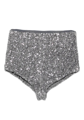 Aniye By sequinned shorts - Metallic