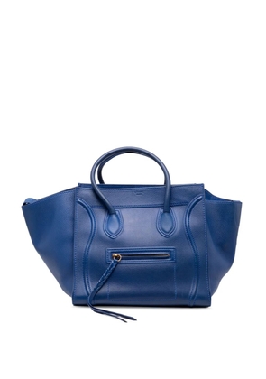 Celine Pre-Owned 2012 Medium Grained Calfskin Phantom Luggage tote bag - Blue