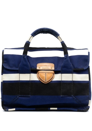 Prada Pre-Owned 2000-2025 Canvas Canapa Pattina satchel - Black