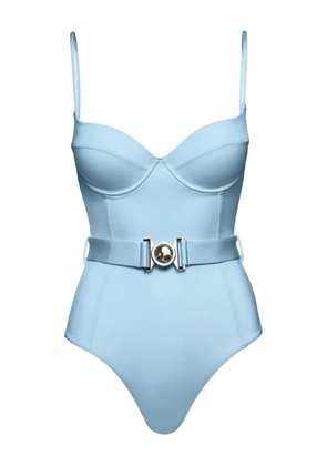 SOFIA ERHAN belted underwired swimsuit - Blue
