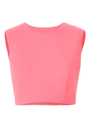 Carolina Herrera sleeveless cropped top - Pink