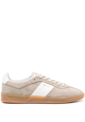 BOSS Brandon suede sneakers - Neutrals