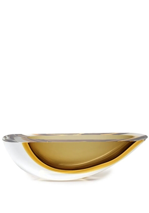 Gardeco Canoe 160 two-tone Murano glass vase - Yellow