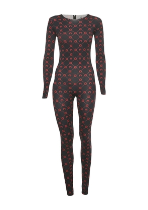 Marine Serre moon-print jumpsuit - Black