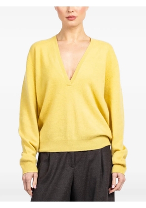 Frenckenberger Johnny V-neck sweater - Yellow