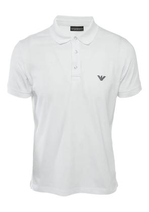 Emporio Armani Pre-Owned logo-embroidered polo shirt - White