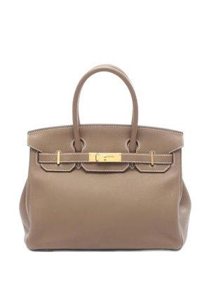 Hermès Pre-Owned 2022 Birkin 30 top-handle tote bag - Brown
