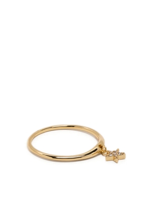Eshvi star chain ring - Gold