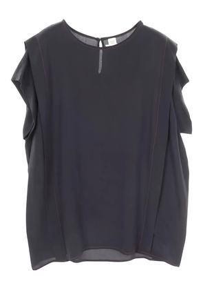 Hermès Pre-Owned 00's silk blouse - Blue