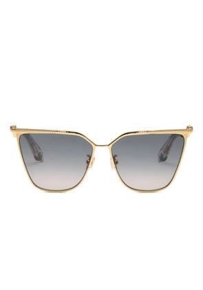 Roberto Cavalli snake-effect sunglasses - Gold