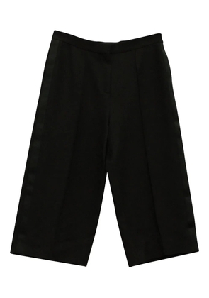 Valentino Garavani Pre-Owned wide-leg side-stripe trousers - Black