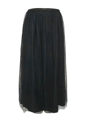 Red Valentino Vintage 2023 tulle polka dot skirt - Black