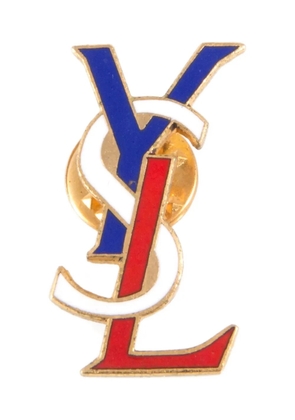 Saint Laurent Pre-Owned 1990s Cassandre pin - Gold