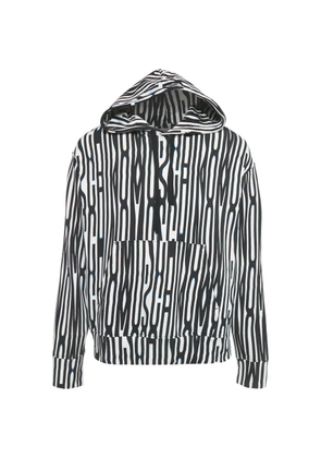 Moschino Pre-Owned logo-print hoodie - Black