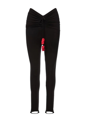Ana Radu stirrup-cuff leggings - Black
