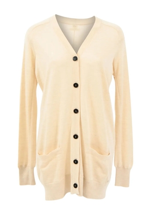 Hermès Pre-Owned 700mm buttoned pocket cardigan - Neutrals