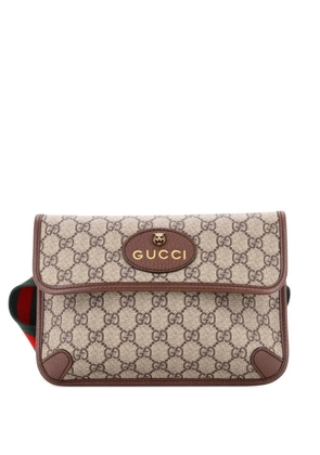 Gucci Pre-Owned Neo Vintage Flap GG Coated Canvas belt bag - Brown