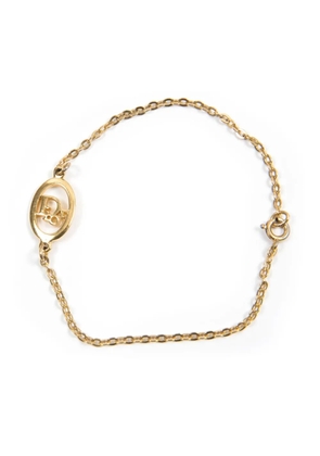Christian Dior Pre-Owned 1990s CD chain bracelet - Gold
