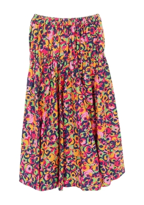 Marni Pre-Owned 2010s pattern cotton midi skirt - Pink