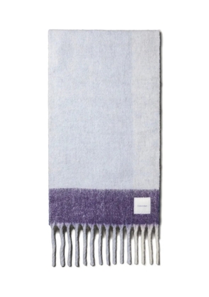 Calvin Klein fringed scarf - Purple