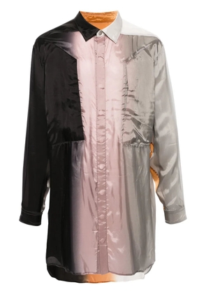 Rick Owens Larry Fogpocket ombré shirt - Black