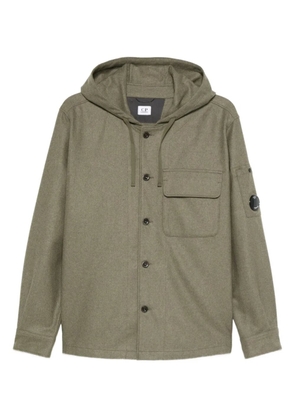C.P. Company flap-pocket hooded jacket - Green
