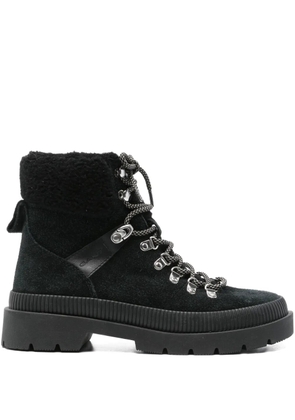 Gant lace-up shearling boots - Black