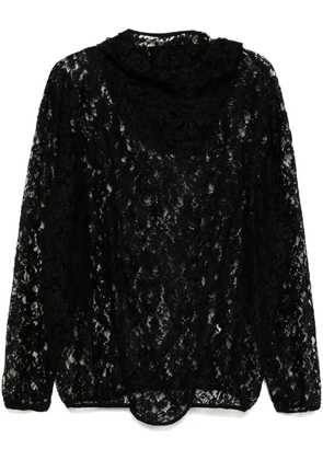 JUNTAE KIM Slashed hoodie - Black