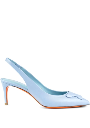 Santoni 65mm Sibile slingback pumps - Blue
