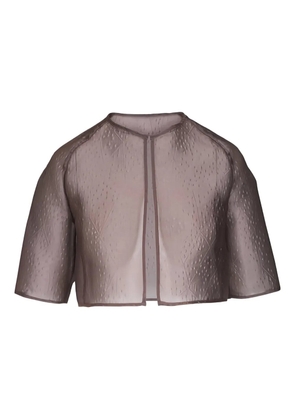 Talbot Runhof open front jacket - Neutrals