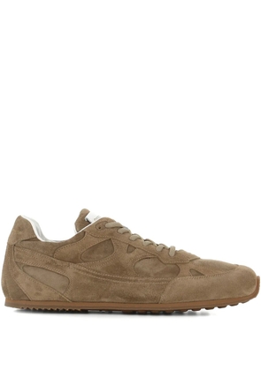 Officine Creative low-top panelled sneakers - Brown