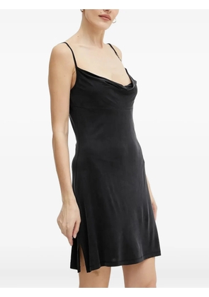 Versace Jeans Couture cowl-neck strap dress - Black