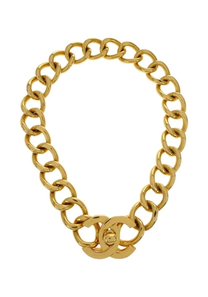 CHANEL Pre-Owned 1996 chain pendant necklace - Gold