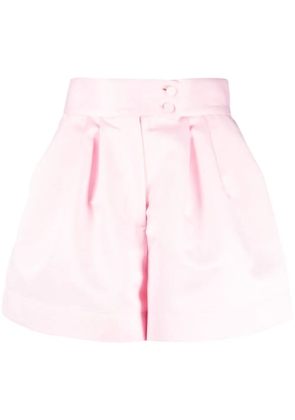 STYLAND satin-finish mini shorts - Pink